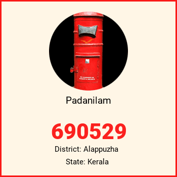 Padanilam pin code, district Alappuzha in Kerala