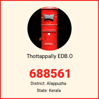 Thottappally EDB.O pin code, district Alappuzha in Kerala