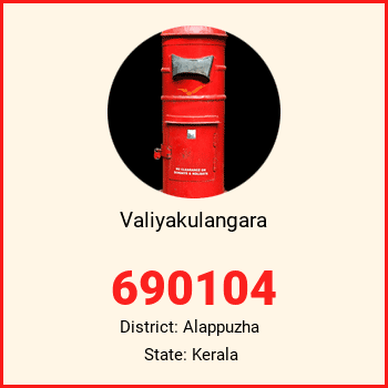 Valiyakulangara pin code, district Alappuzha in Kerala