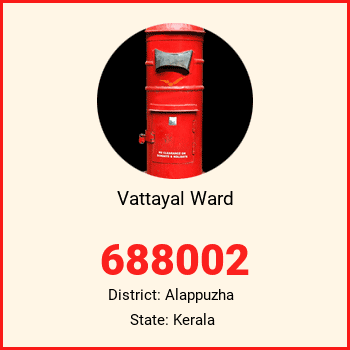Vattayal Ward pin code, district Alappuzha in Kerala