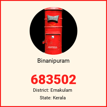 Binanipuram pin code, district Ernakulam in Kerala