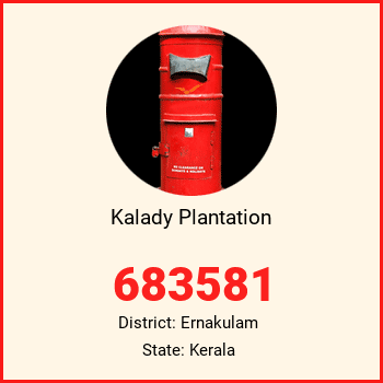 Kalady Plantation pin code, district Ernakulam in Kerala