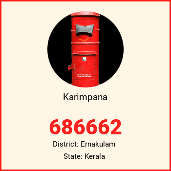Karimpana pin code, district Ernakulam in Kerala