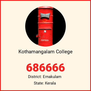 Kothamangalam College pin code, district Ernakulam in Kerala