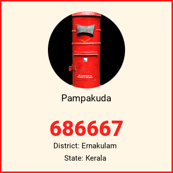 Pampakuda pin code, district Ernakulam in Kerala