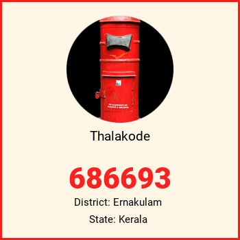 Thalakode pin code, district Ernakulam in Kerala