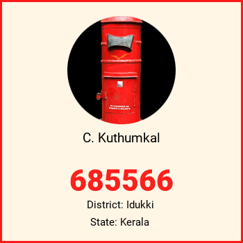 C. Kuthumkal pin code, district Idukki in Kerala