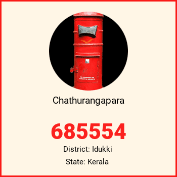 Chathurangapara pin code, district Idukki in Kerala