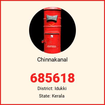 Chinnakanal pin code, district Idukki in Kerala