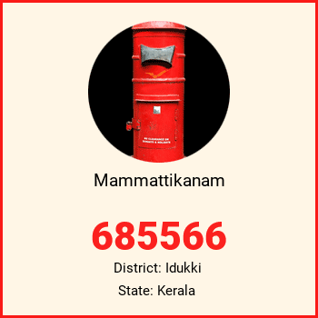 Mammattikanam pin code, district Idukki in Kerala