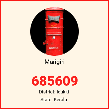 Marigiri pin code, district Idukki in Kerala
