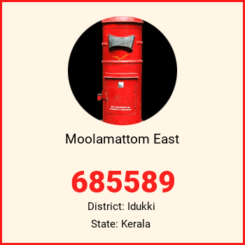 Moolamattom East pin code, district Idukki in Kerala