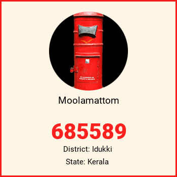 Moolamattom pin code, district Idukki in Kerala