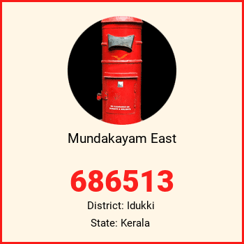 Mundakayam East pin code, district Idukki in Kerala