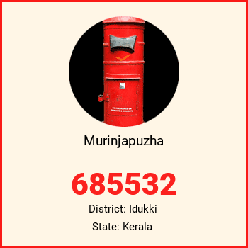 Murinjapuzha pin code, district Idukki in Kerala