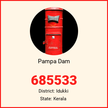 Pampa Dam pin code, district Idukki in Kerala
