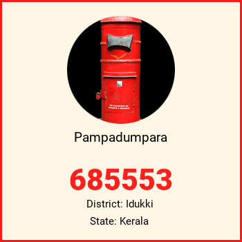 Pampadumpara pin code, district Idukki in Kerala