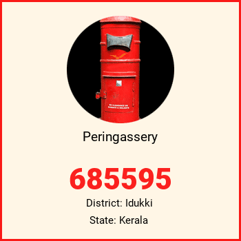 Peringassery pin code, district Idukki in Kerala