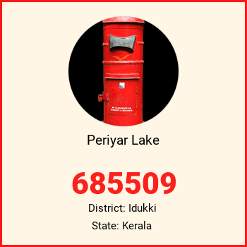 Periyar Lake pin code, district Idukki in Kerala