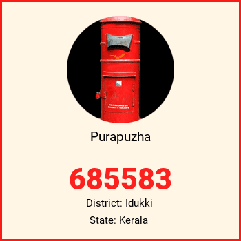 Purapuzha pin code, district Idukki in Kerala