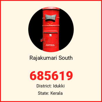 Rajakumari South pin code, district Idukki in Kerala
