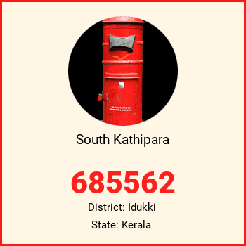 South Kathipara pin code, district Idukki in Kerala