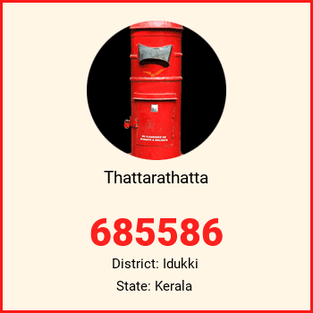 Thattarathatta pin code, district Idukki in Kerala