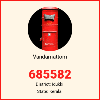 Vandamattom pin code, district Idukki in Kerala