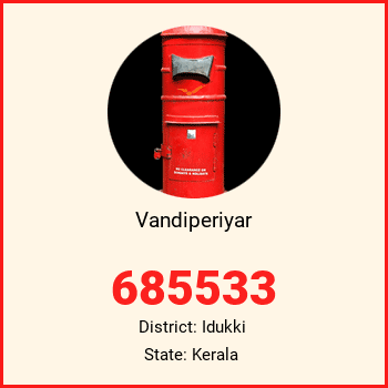 Vandiperiyar pin code, district Idukki in Kerala
