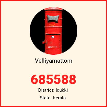 Velliyamattom pin code, district Idukki in Kerala