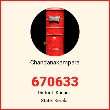 Chandanakampara pin code, district Kannur in Kerala