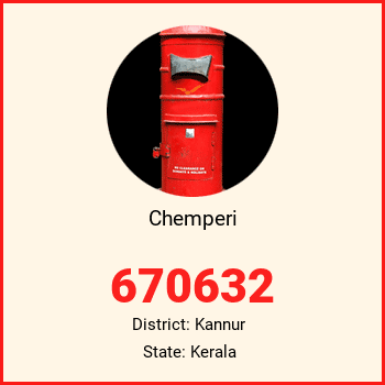 Chemperi pin code, district Kannur in Kerala