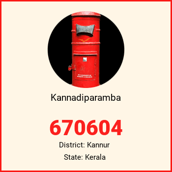 Kannadiparamba pin code, district Kannur in Kerala