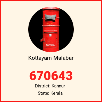 Kottayam Malabar pin code, district Kannur in Kerala