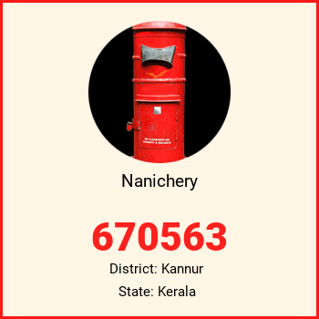 Nanichery pin code, district Kannur in Kerala