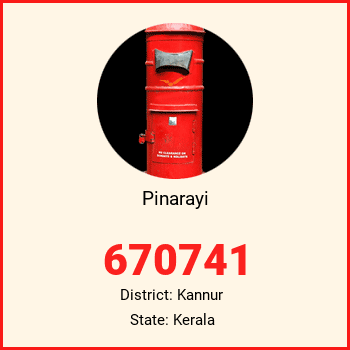 Pinarayi pin code, district Kannur in Kerala
