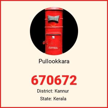 Pullookkara pin code, district Kannur in Kerala