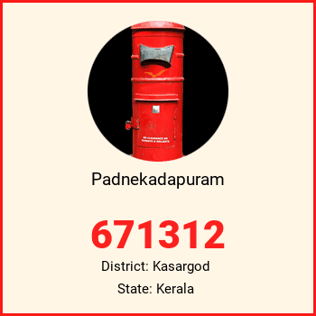 Padnekadapuram pin code, district Kasargod in Kerala