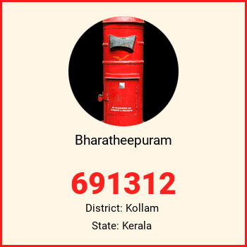 Bharatheepuram pin code, district Kollam in Kerala