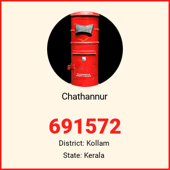 Chathannur pin code, district Kollam in Kerala