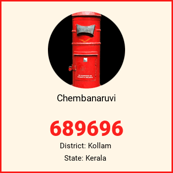 Chembanaruvi pin code, district Kollam in Kerala