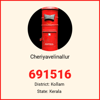 Cheriyavelinallur pin code, district Kollam in Kerala