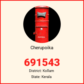 Cherupoika pin code, district Kollam in Kerala