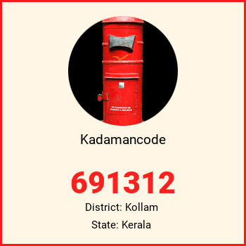 Kadamancode pin code, district Kollam in Kerala