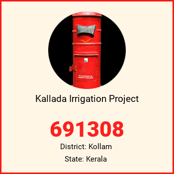 Kallada Irrigation Project pin code, district Kollam in Kerala