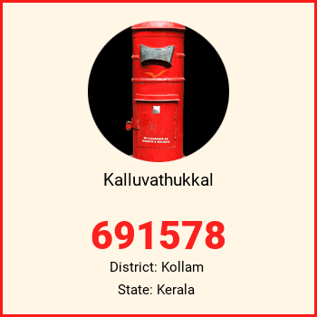 Kalluvathukkal pin code, district Kollam in Kerala