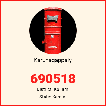 Karunagappaly pin code, district Kollam in Kerala