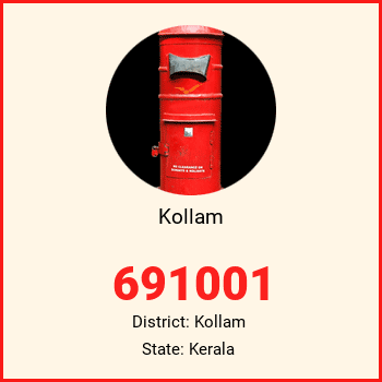 Kollam pin code, district Kollam in Kerala