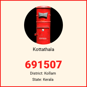 Kottathala pin code, district Kollam in Kerala