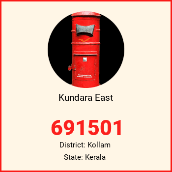 Kundara East pin code, district Kollam in Kerala